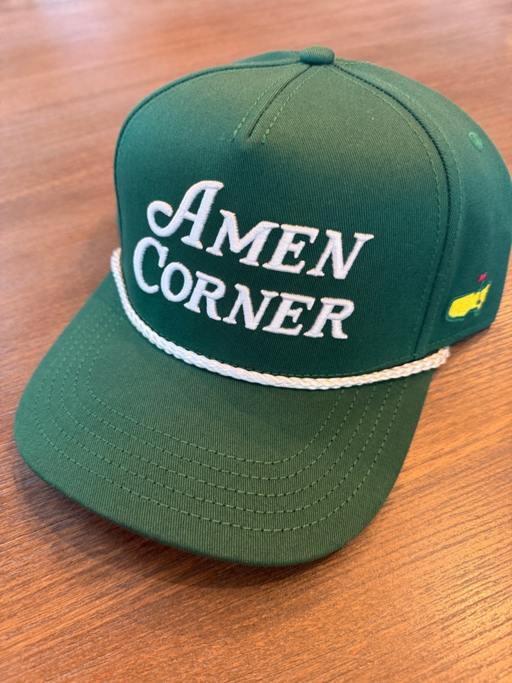 2026 Masters Hat - Green Amen Corner Rope-Trim Cap